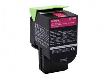 Toner lexmark laser 702hme cs310dn / cs410 dn magenta 3000 paginas