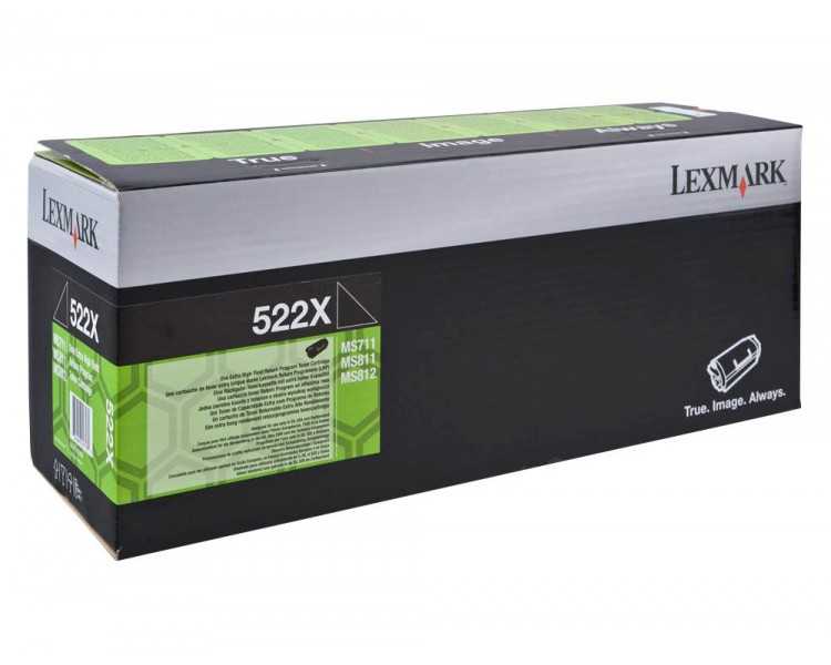 Toner lexmark laser 52d2x0e ms811 series / ms812 series negro 45000 paginas