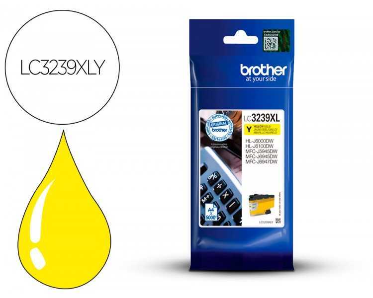 Ink-jet brother lc3239y hl-j6000 / mfc-j5945 / mfc-j6945 / mfc-j6947 amarillo 5000 paginas