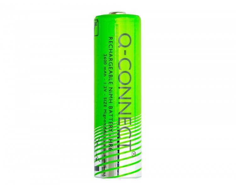 Pila q-connect alcalina aa recargable blister de 2 unidades