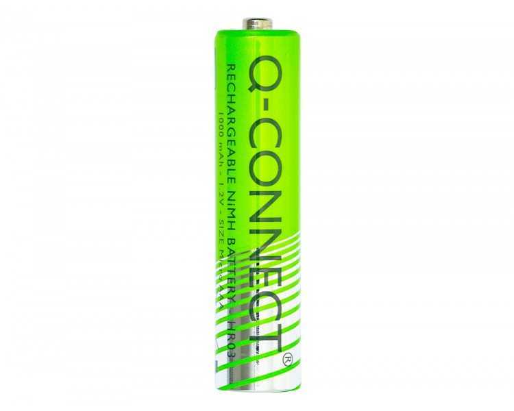 Pila q-connect alcalina aaa recargable blister de 2 unidades