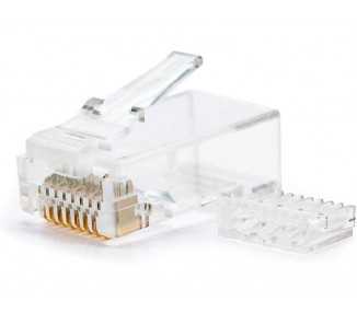 Conector nanocable rj45 8 hilos categoria 6