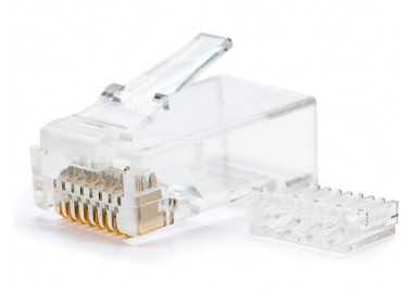 Conector nanocable rj45 8 hilos categoria 6