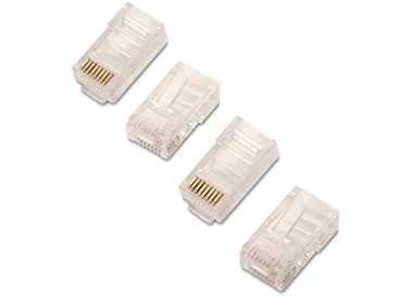 Conector nanocable rj45 8 hilos categoria 6