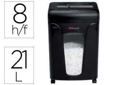 Destructora de documentos rexel mercury rem820 capacidad 8 hojas micro corte destruye grapas clips tarjeta