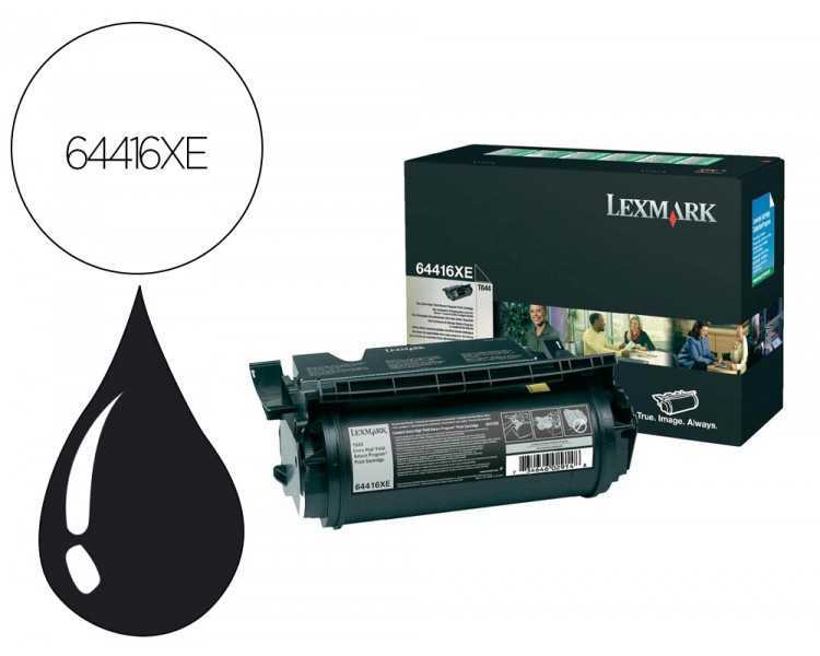 Toner lexmark laser t644 64416xe negro 32000 paginas