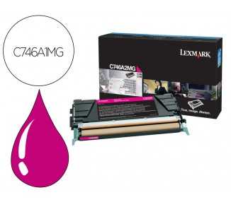 Toner lexmark laser c746a1mg c746 / c748 magenta 7000 paginas