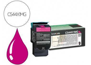 Toner lexmark laser c544 / x544 c544x1mg magenta 4000 paginas