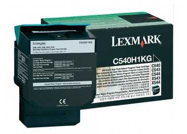 Toner lexmark laser c540h1kg c540 / c543 / c544 / x543 / x544 negro 2500 paginas