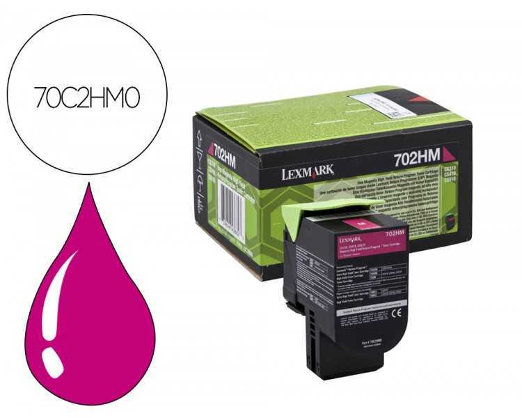 Toner lexmark laser 70c2hm0 cs310 / 410 magenta 3000 paginas