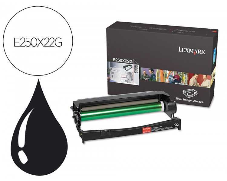 Tambor lexmark e250x22g e250 / e350 / e352 / e450 negro 30000 paginas