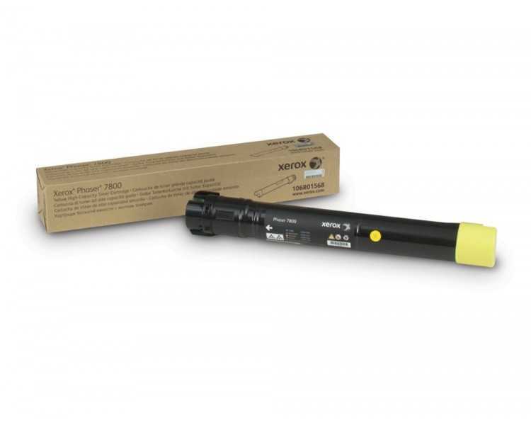 Toner xerox laser phaser 7800 alta capacidad amarillo 17200 paginas