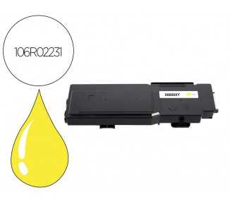 Tinta solida xerox phaser 6600 workcentre / 6605 amarillo 6000 paginas