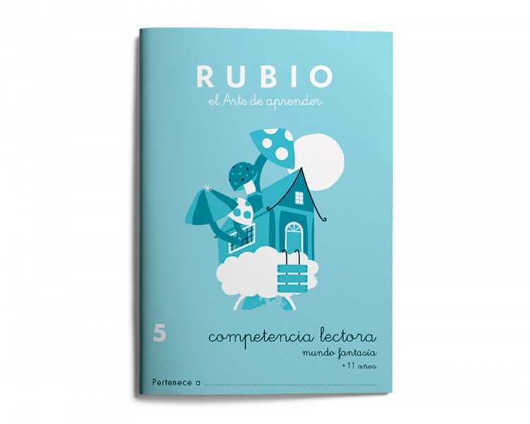 Cuaderno rubio competencia lectora 5 mundo fantasia