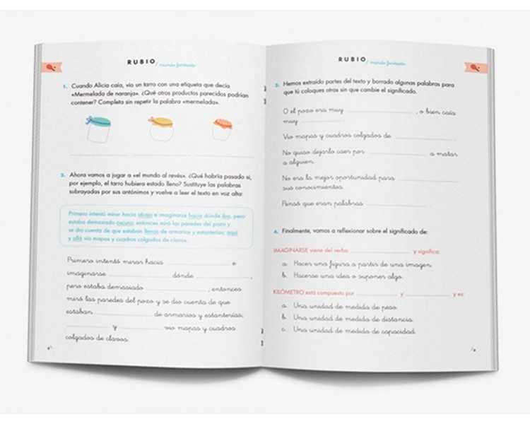 Cuaderno rubio competencia lectora 5 mundo fantasia