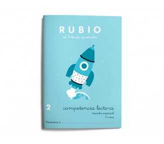 Cuaderno rubio competencia lectora 2 mundo espacial