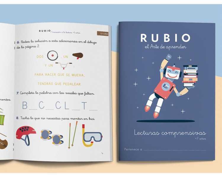 Cuaderno rubio lecturas comprensivas + 7 años