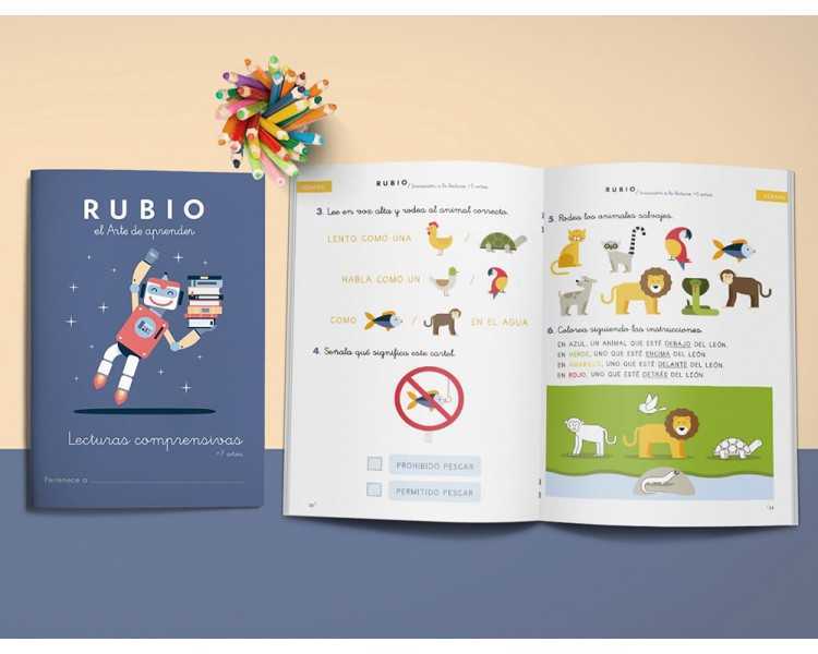 Cuaderno rubio lecturas comprensivas + 7 años