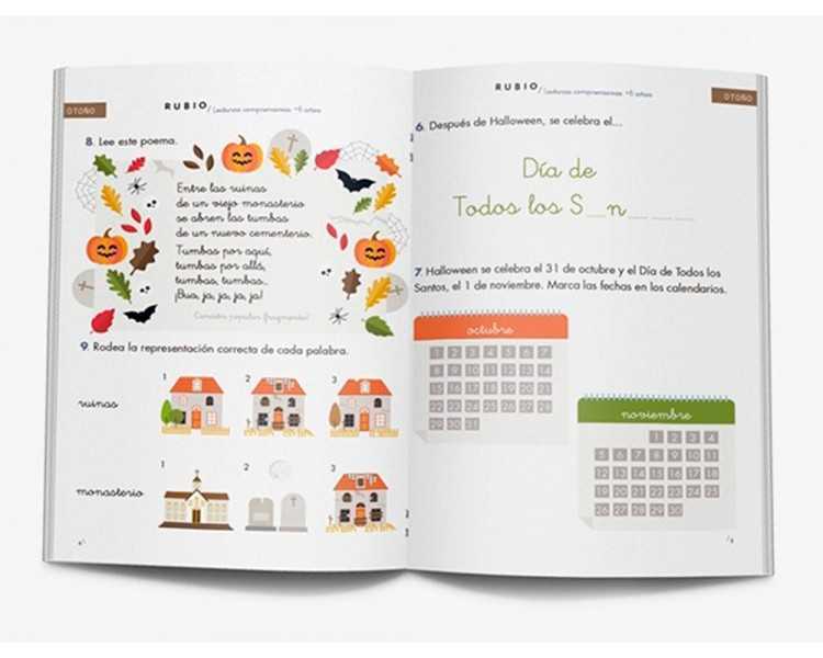 Cuaderno rubio lecturas comprensivas + 6 años