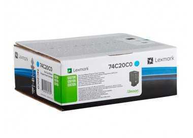 Toner lexmark laser 74c20c0 cx725de / cs720d e/ cs725de cian 3000 paginas