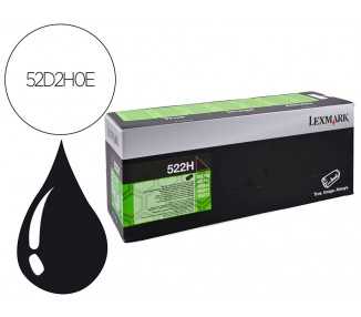 Toner lexmark laser 522he / 52d2h0e / cx725de / cs720de / cs725de negro 25000 paginas