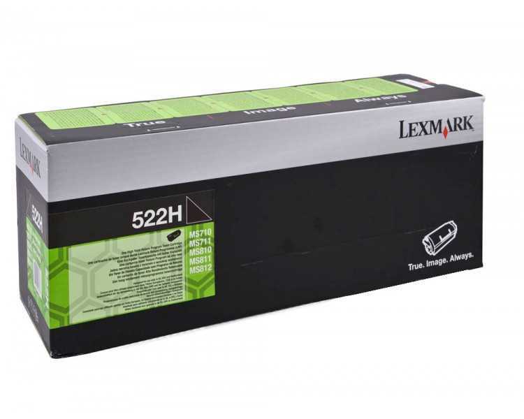Toner lexmark laser 522he / 52d2h0e / cx725de / cs720de / cs725de negro 25000 paginas