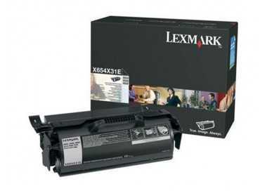Toner lexmark laser x654x31e / x654de/ 654 / 656de / 658de negro 36000 paginas