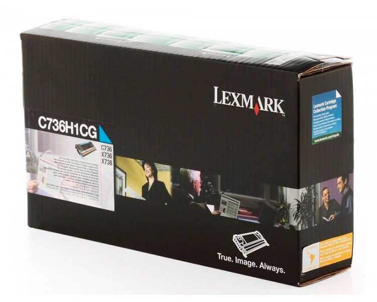 Toner laser lexmark c736h1cg 10000 paginas