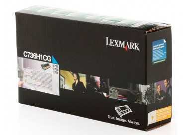 Toner laser lexmark c736h1cg 10000 paginas