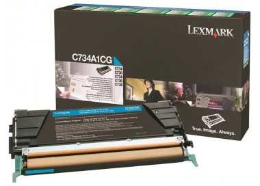 Toner laser lexmark c736h1cg 10000 paginas