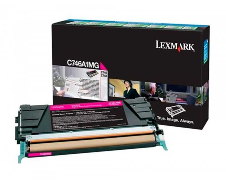 Toner laser lexmark c736h1mg magenta 10000 paginas