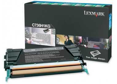 Toner laser lexmark c736h1kg 12000 paginas Toner laser lexmark c736h1kg 12000 paginas