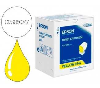 Toner epson c13s050747 amarillo 8 800 paginas