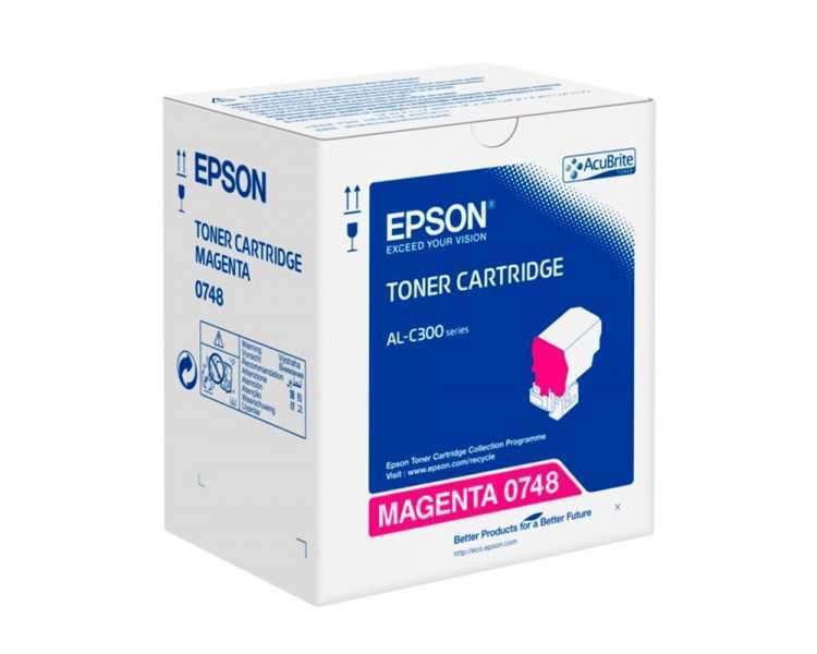 Toner epson c13s050748 magenta 8800 paginas