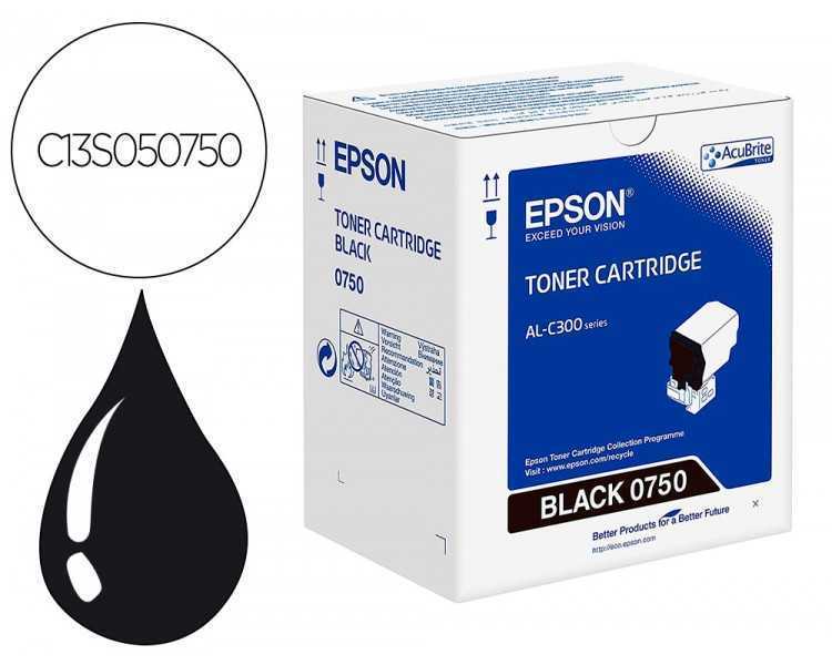 Toner epson c13s050750 negro 7300 paginas