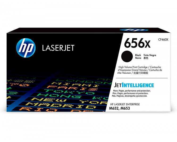 Toner hp laser 656x-cf460x negro 27000 paginas