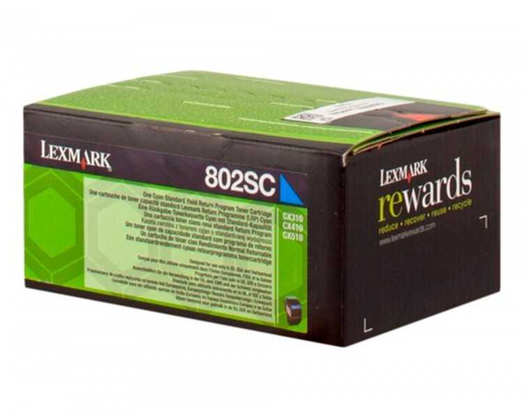 Toner laser lexmark 80c2sce cian 2000 paginas