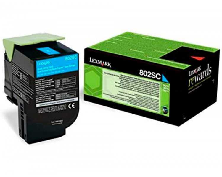 Toner laser lexmark 80c2sce cian 2000 paginas