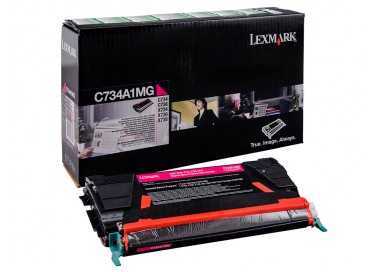 Toner laser lexmark c734 magenta 6000 paginas