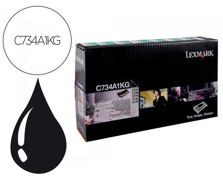 Toner laser lexmark c734 6000 paginas