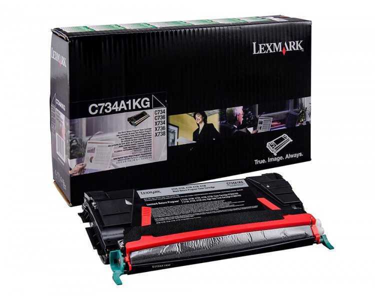 Toner laser lexmark c734 6000 paginas