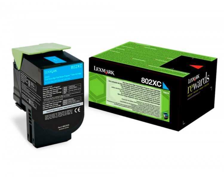 Toner laser lexmark 80c2xcecian 4000 paginash