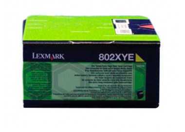 Toner laser lexmark 80c2xye amarillo 4000 paginas