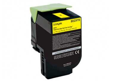 Toner laser lexmark 80c2xye amarillo 4000 paginas