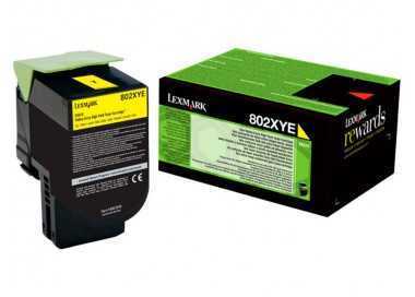 Toner laser lexmark 80c2xye amarillo 4000 paginas