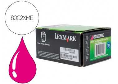 Toner laser lexmark 80c2xme magenta 4000 paginas