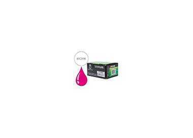 Toner laser lexmark 80c2xme magenta 4000 paginas