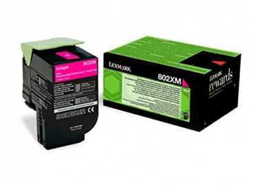 Toner laser lexmark 80c2xme magenta 4000 paginas