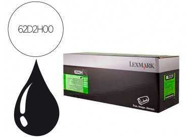 Toner laser lexmark 622h negro