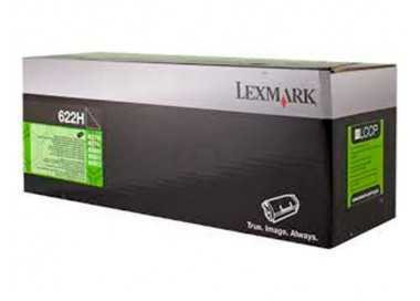 Toner laser lexmark 622h negro